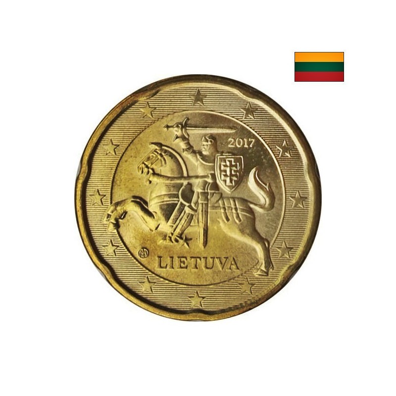 Lithuania 20 Euro Cent 2017 KM-209 UNC