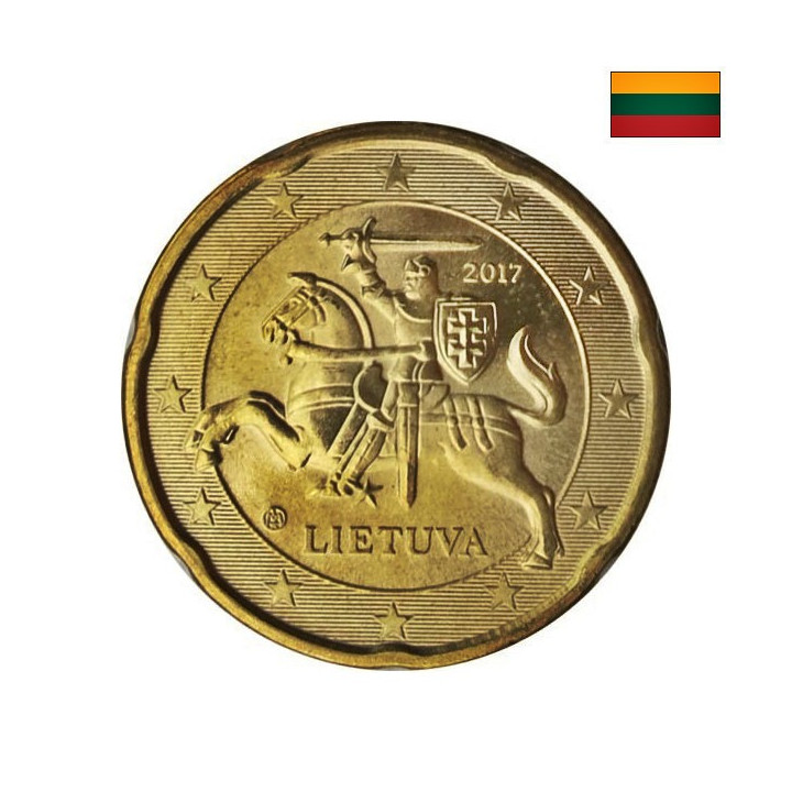 Lithuania 20 Euro Cent 2017 KM-209 UNC