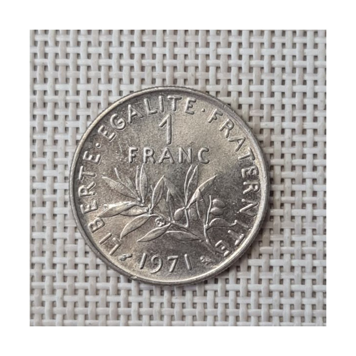France 1 Franc 1971 KM-925 VF