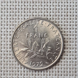France 1 Franc 1972 KM-925 VF