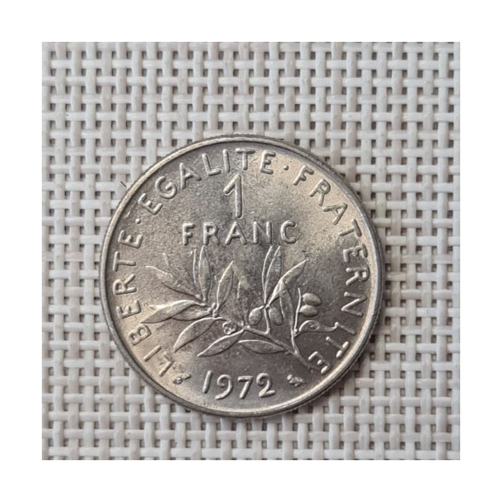 France 1 Franc 1972 KM-925 VF