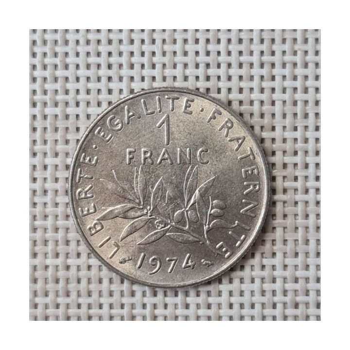 France 1 Franc 1974 KM-925 VF