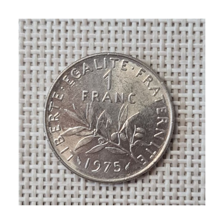 France 1 Franc 1975 KM-925 VF
