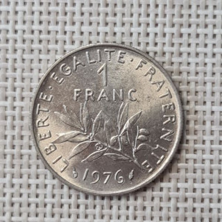 France 1 Franc 1976 KM-925 VF