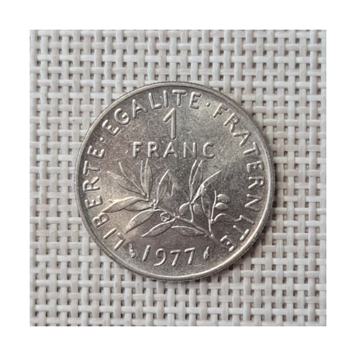 France 1 Franc 1977 KM-925 VF