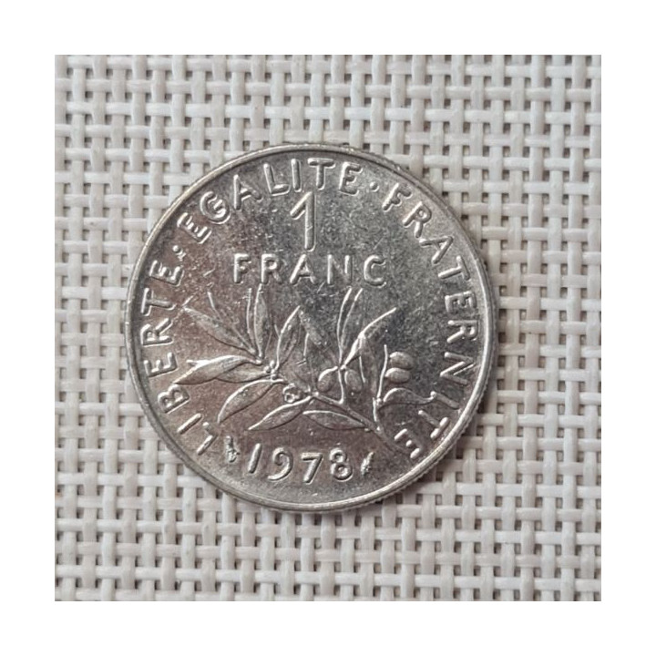 France 1 Franc 1978 KM-925 VF