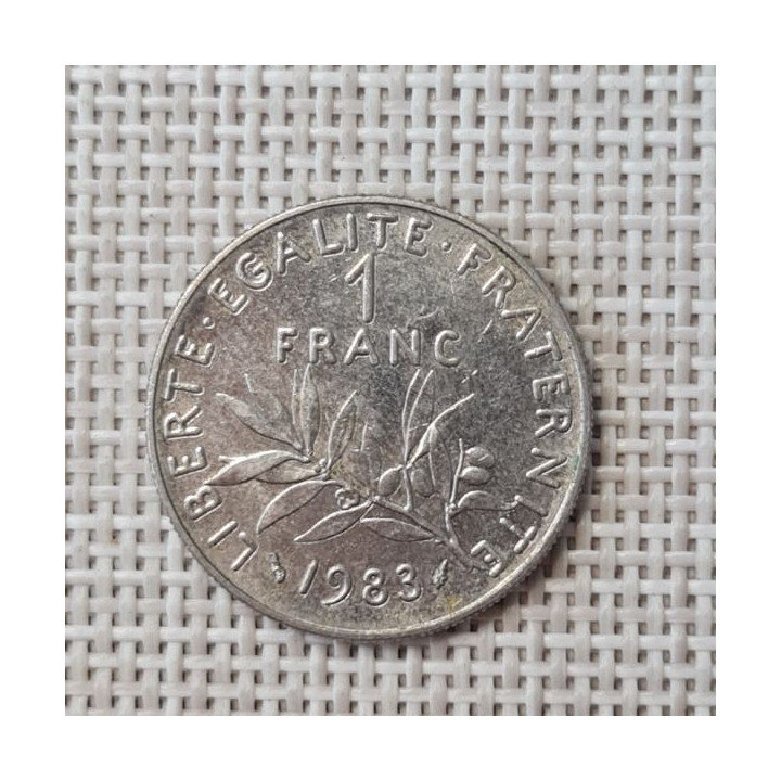 France 1 Franc 1983 KM-925 VF