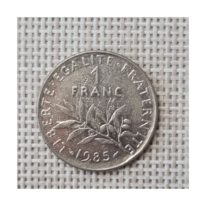 France 1 Franc 1985 KM-925 VF