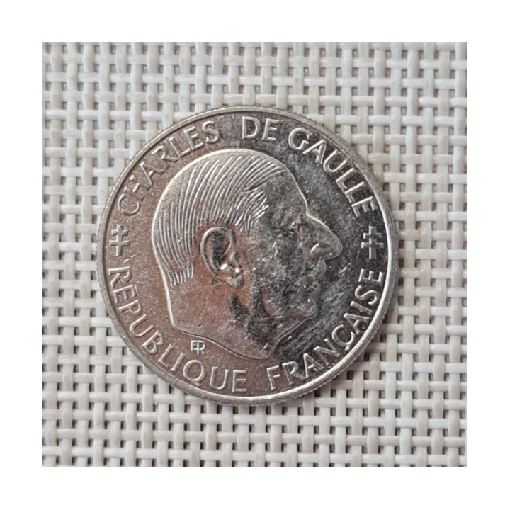 France 1 Franc 1988 "Fifth Republic" KM-963 VF