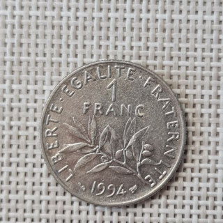 France 1 Franc 1994 KM-925 VF