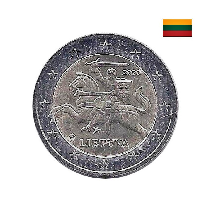 Lithuania 2 Euro 2020 KM-212 UNC