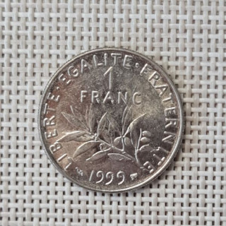 France 1 Franc 1999 KM-925 VF