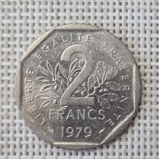 France 2 Francs 1979 KM-942.1 VF