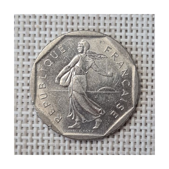 France 2 Francs 1980 KM-942.1 VF