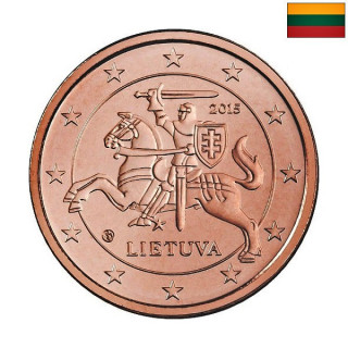 Lithuania 5 Euro Cent 2021 KM-207 UNC