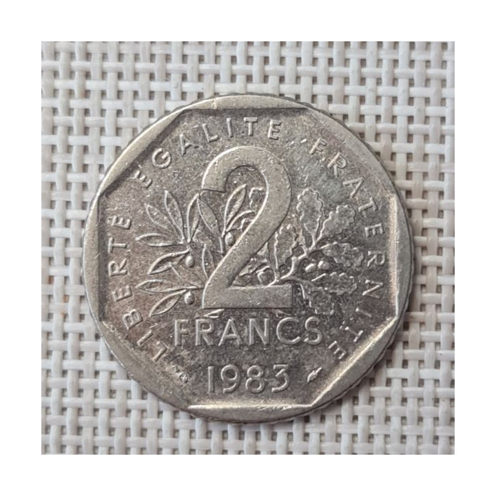 France 2 Francs 1983 KM-942.1 VF