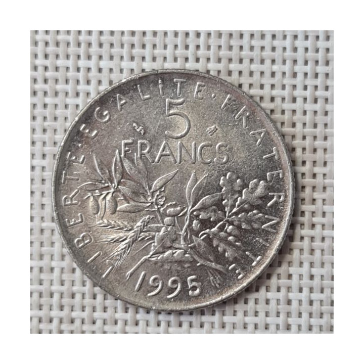 France 5 Francs 1995 KM-926a VF