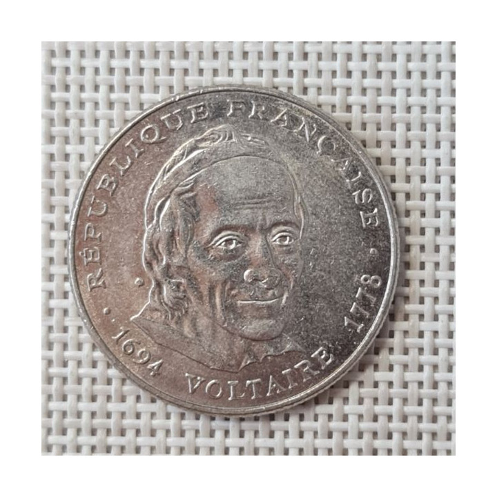 France 5 Francs 1994 "Voltaire" KM-1063 XF