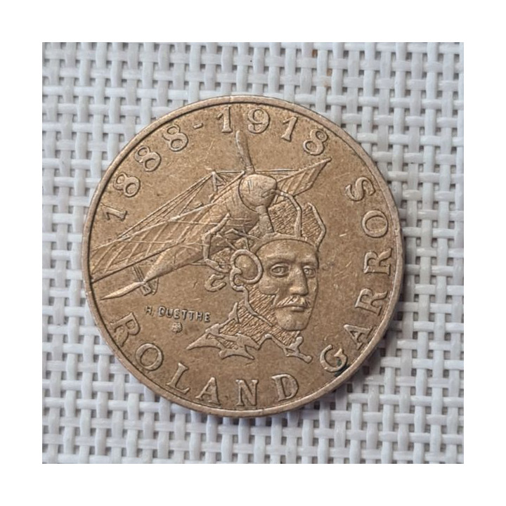France 10 Francs 1988 "Roland Garros" KM-965 VF