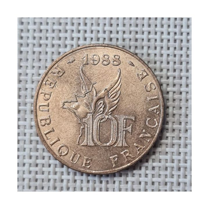 France 10 Francs 1988 "Roland Garros" KM-965 XF