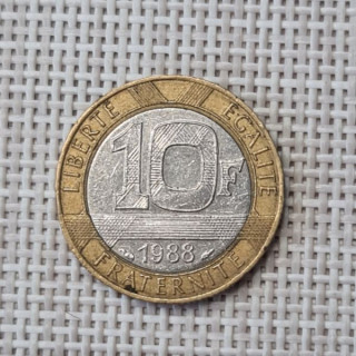 France 10 Francs 1988 KM-964 VF