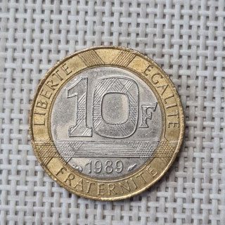 France 10 Francs 1989 KM-964 VF