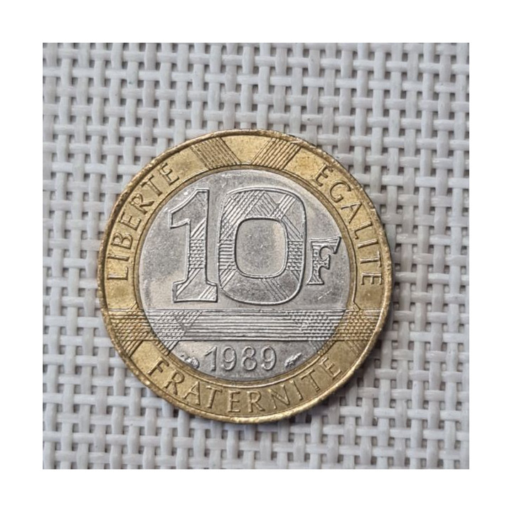 France 10 Francs 1989 KM-964 VF