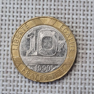 France 10 Francs 1990 KM-964 VF