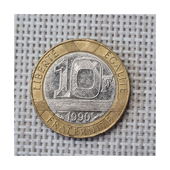 France 10 Francs 1990 KM-964 VF