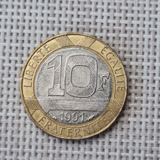 France 10 Francs 1991 KM-964 VF