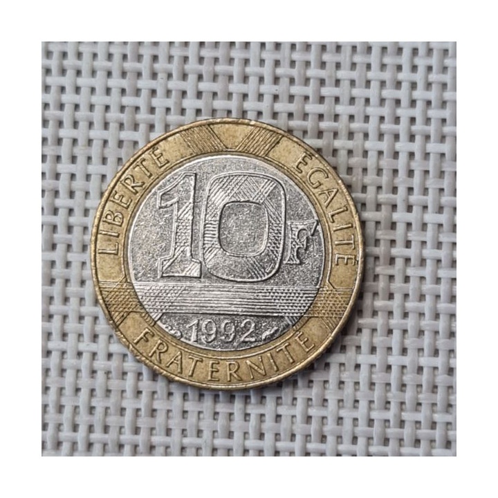 France 10 Francs 1992 KM-964 VF