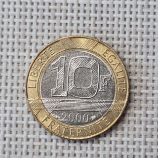 France 10 Francs 2000 KM-964 VF