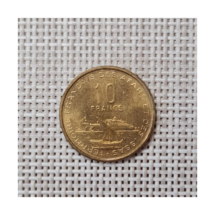 French Afars & Issas 10 Francs 1970 KM-17 UNC