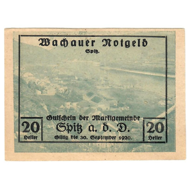 Austrian Notgeld 20 Heller 1920 MEHL-FS1122I UNC