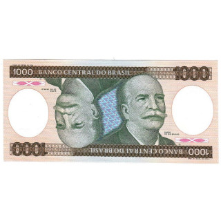 Brazil 1000 Cruzeiros ND (1986) P201d UNC