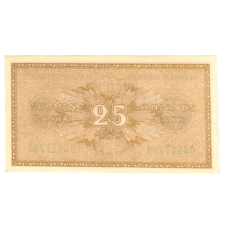Finland 25 Pennia 1918 P-33a.7 UNC