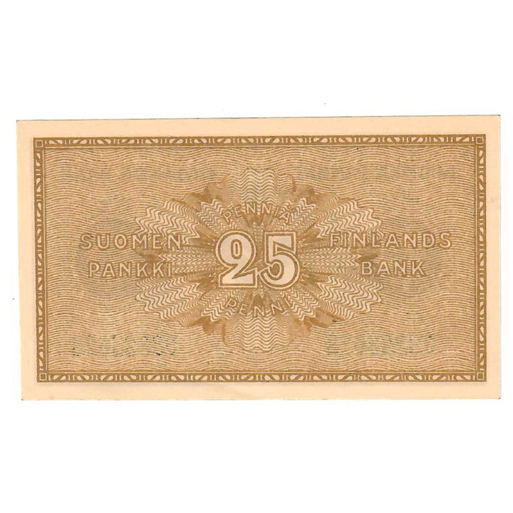 Finland 25 Pennia 1918 P-33a.8 UNC