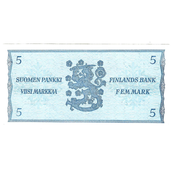 Finland 5 Markkaa 1963 P-106 Aa.9 AUNC