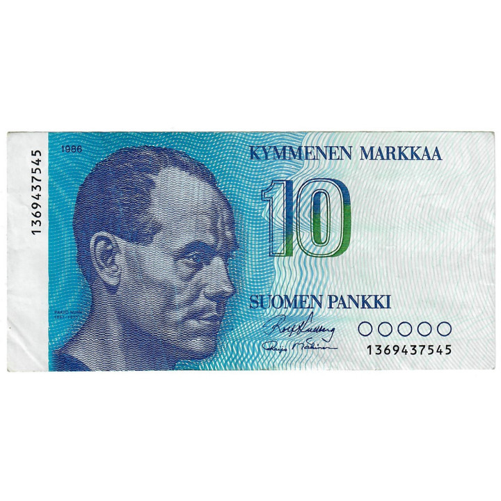 Finland 10 Markkaa 1986 P-113a.10 VF