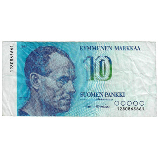 Finland 10 Markkaa 1986 P-113a.17 VF