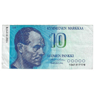 Finland 10 Markkaa 1986 P-113a.21 VF