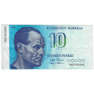 Finland 10 Markkaa 1986 P-113a.4 VF