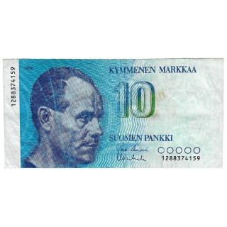 Finland 10 Markkaa 1986 P-113a.6 VF