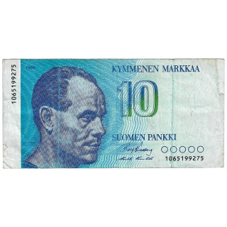 Finland 10 Markkaa 1986 P-113a.7 VF