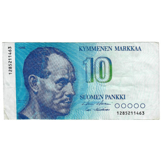 Finland 10 Markkaa 1986 P-113a.23 VF