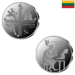 Lithuania 5 Euro 2023 "Catholic Church" KM-283 Proof