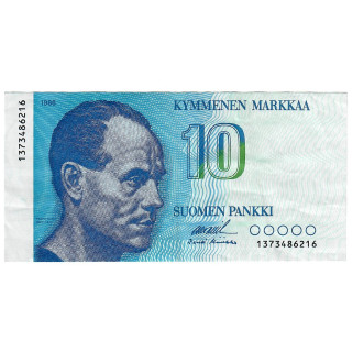 Finland 10 Markkaa 1986 P-113a.33 VF