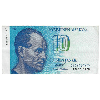 Finland 10 Markkaa 1986 P-113a.34 VF