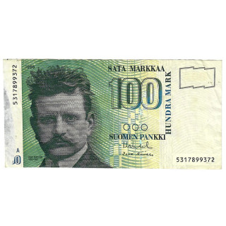Finland 100 Markkaa 1986 P-115a F
