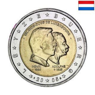 Luxembourg 2 Euro 2005 "Henri & Adolphe" UNC